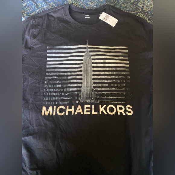 Nwt Mens Michael Kors black T-shirt. Sz.3xl - Picture 1 of 5